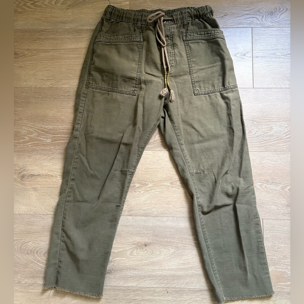 Free People Drawn Up Boyfriend Pant | 100% Cotton | Size S